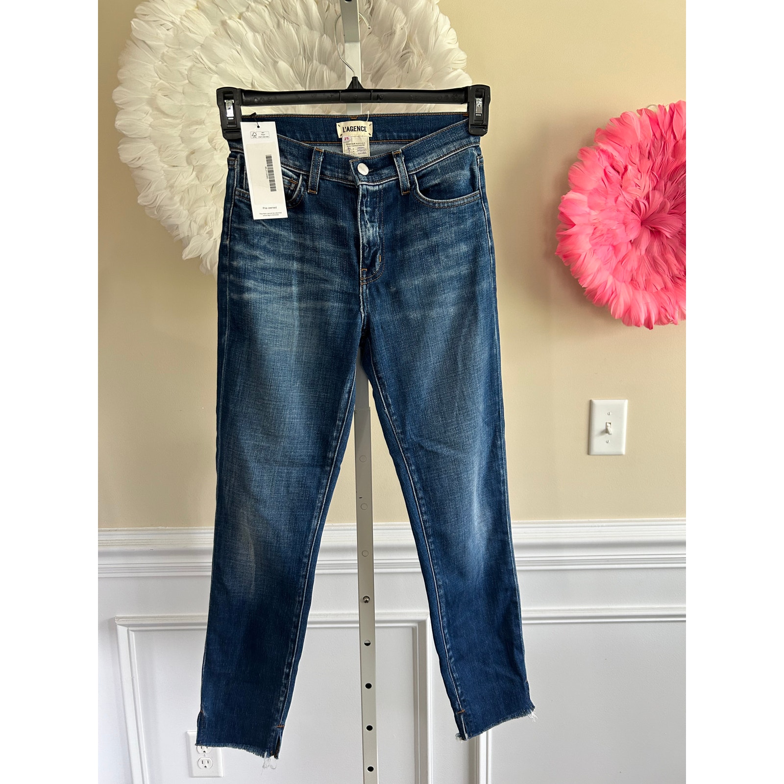L'agence Nicoline Slim High Rise Jeans Size 25